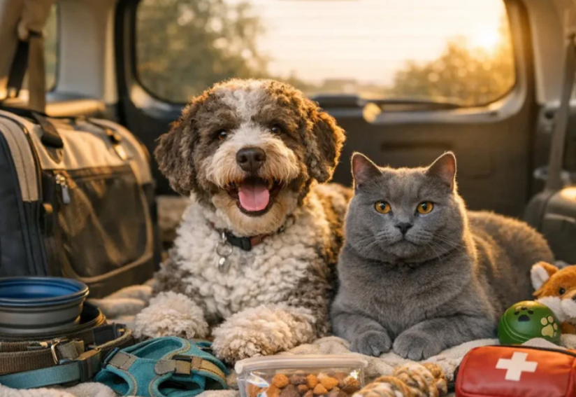 Be Smart & Travel With The Essentials Your Pet Needs